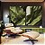 Duo de Quadros Folhas Verdes Folhagem Plantas Natureza Canvas Moldura - Imagem 2