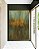 Quadro Vertical Abstrato Verde Marrom Dourado Canvas Moldura - Imagem 3