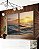 Duo de Quadros Pôr do Sol em Mar Azul Ondulado Natureza Canvas Moldura - Imagem 3