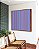Quadro Quadrado Abstrato Listras Degradê Azul Lilás Canvas Moldura - Imagem 4