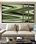 Trio de Quadros Estilizados Abstrato Verde Arte Fluida Pouring Canvas Moldura - Imagem 5