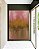 Quadro Vertical Abstrato Rosa Dourado Marrom Canvas Moldura - Imagem 5