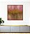Quadro Quadrado Abstrato Rosa Dourado Marrom Canvas Moldura - Imagem 5