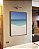 Quadro Vertical Céu Azul Mar Calmo Praia Areia Branca Dunas Canvas Moldura - Imagem 5