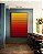Quadro Vertical Abstrato Degradê Vermelho Laranja Amarelo Canvas Moldura - Imagem 4