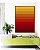 Quadro Vertical Abstrato Degradê Vermelho Laranja Amarelo Canvas Moldura - Imagem 3
