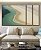 Trio de Quadros Estilizados Mar Turquesa Dunas Areias Brancas Praia Canvas Moldura - Imagem 5
