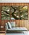 Trio de Quadros Paisagem Árvore Folhas Verdes Natureza Canvas Moldura - Imagem 5