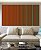 Trio de Quadros Estilizados Abstrato Degradê Laranja Coral Verde Canvas Moldura - Imagem 5