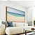 Quadro Horizontal Mar Azul Ceu Claro Praia Clara Canvas Moldura - Imagem 5