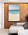 Quadro Vertical Mar Azul Ceu Claro Praia Clara Canvas Moldura - Imagem 5