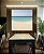 Quadro Quadrado Mar Azul Ceu Claro Praia Clara Canvas Moldura - Imagem 4