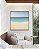 Quadro Quadrado Mar Azul Ceu Claro Praia Clara Canvas Moldura - Imagem 1