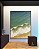 Quadro Vertical Mar Calmo Turquesa Praia Natureza Canvas Moldura - Imagem 3