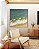 Quadro Quadrado Mar Calmo Turquesa Praia Natureza Canvas Moldura - Imagem 3