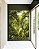 Quadro Vertical Natureza Folhas Verdes Árvores Floresta Paisagem Canvas Moldura - Imagem 3