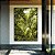 Quadro Vertical Natureza Folhas Verdes Árvores Floresta Paisagem Canvas Moldura - Imagem 1