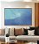 Quadro Horizontal Mar Alto Azul Textura Natural Canvas Moldura - Imagem 3