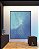 Quadro Vertical Mar Alto Azul Textura Natural Canvas Moldura - Imagem 4