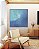 Quadro Quadrado Mar Alto Azul Textura Natural Canvas Moldura - Imagem 3