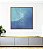 Quadro Quadrado Mar Alto Azul Textura Natural Canvas Moldura - Imagem 5