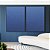 Duo de Quadros Oceano Mar Alto Azul Textura Natural Canvas Moldura - Imagem 5