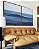 Duo de Quadros Mar Alto Ondulado Céu Azul Natureza Canvas Moldura - Imagem 3