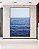 Quadro Vertical Mar Alto Calmo Céu Azul Claro Natureza Canvas Moldura - Imagem 5