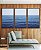 Trio de Quadros Mar Alto Calmo Céu Azul Claro Natureza Canvas Moldura - Imagem 5