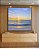 Quadro Quadrado Nascer do Sol Praia Mar Azul Natureza Canvas Moldura - Imagem 3