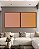 Duo de Quadros Quadrados Abstrato Degradê Rosa Salmão Bronze Canvas Moldura - Imagem 3