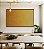 Quadro Horizontal Abstrato Degradê Mostarda Amarelo Ouro Canvas Moldura - Imagem 2