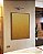 Quadro Vertical Abstrato Degradê Mostarda Amarelo Ouro Canvas Moldura - Imagem 5