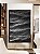 Quadro Vertical Mar Alto Ondulado Preto e Branco Natureza Canvas Moldura - Imagem 1