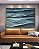 Quadro Horizontal Alto Mar Azul Turquesa Ondulado Natureza Canvas Moldura - Imagem 3