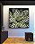 Quadro Quadrado Planta Calatheas Folhas Natureza Canvas Moldura - Imagem 1