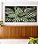 Trio de Quadros Planta Calatheas Folhas Natureza Canvas Moldura - Imagem 1