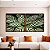 Duo de Quadros Quadrados Planta Calatheas Folhas Natureza Canvas Moldura - Imagem 5