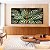 Duo de Quadros Quadrados Planta Calatheas Folhas Natureza Canvas Moldura - Imagem 2