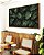 Quadro Horizontal Folhas Verdes Plantas Natureza Paisagem Canvas Moldura - Imagem 5