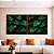 Duo de Quadros Quadrados Folhas Verdes Plantas Natureza Paisagem Canvas Moldura - Imagem 5