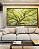 Quadro Horizontal Paisagem Copa de Árvore Folhas Verde Canvas Moldura - Imagem 4