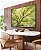 Quadro Horizontal Paisagem Copa de Árvore Folhas Verde Canvas Moldura - Imagem 5