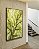 Quadro Vertical Paisagem Copa de Árvore Folhas Verde Claro Natureza Canvas Moldura - Imagem 5