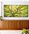 Trio de Quadros Paisagem Copa de Árvore Folhas Verde Claro Natureza Canvas Moldura - Imagem 3