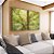 Duo de Quadros Paisagem Copa de Árvore Folhas Verde Claro Natureza Canvas Moldura - Imagem 4