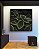 Quadro Quadrado Pilea Planta da Amizade Folhas Verdes Natureza Canvas Moldura - Imagem 3