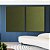 Duo de Quadros Abstrato Degradê Verde Oliva Canvas Moldura - Imagem 2