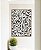 Quadro Vertical Abstrato Ondulações Orgânicas Preto e Branco Canvas Moldura - Imagem 4
