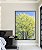 Quadro Vertical Árvore Verde Claro Céu Azul Claro Natureza Canvas Moldura - Imagem 1